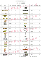 ZW8-12发货清单